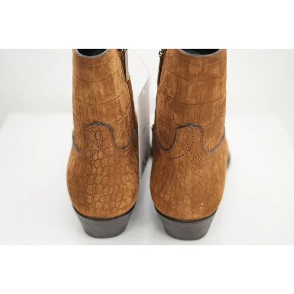 Saint Laurent Brown Western Boots Size 37 - Picture 6 of 7